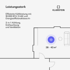 [Wiederverpackt] Metrobreeze Rom Smart Mobile Klimaanlage -Haushaltsgerätegeschäft 10035804 de 0003 usp 1