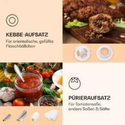 [Wiederverpackt] Mighty Mince Elektrischer Fleischwolf -Haushaltsgerätegeschäft 10036478 de 0004 logo 1