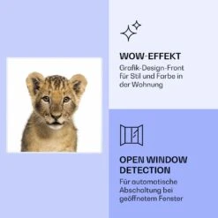 [Wiederverpackt] Wonderwall Air Art Smart Infrarotheizung Mit Bild Löwe -Haushaltsgerätegeschäft 10037834 de 0006 logo