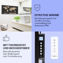 [Wiederverpackt] Wonderwall Air Art Smart Infrarotheizung Mit Bild Nachtkarte -Haushaltsgerätegeschäft 10037875 de 0004 logo