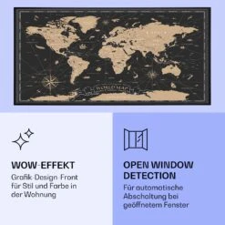 [Wiederverpackt] Wonderwall Air Art Smart Infrarotheizung Mit Bild Nachtkarte -Haushaltsgerätegeschäft 10037875 de 0006 logo