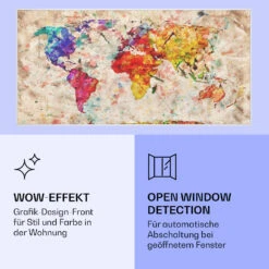 [Wiederverpackt] Wonderwall Air Art Smart Infrarotheizung Mit Bild Farbige Karte -Haushaltsgerätegeschäft 10037882 de 0006 logo