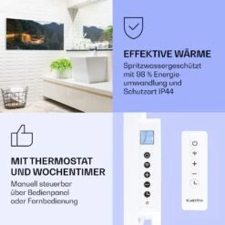 [Wiederverpackt] Wonderwall Air Art Smart Infrarotheizung Mit Bild Bergstraße -Haushaltsgerätegeschäft 10037902 de 0004 logo