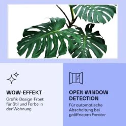 [Wiederverpackt] Wonderwall Air Art Smart Infrarotheizung Mit Bild Grünes Blatt -Haushaltsgerätegeschäft 10037916 de 0006 logo