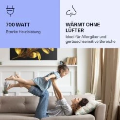 [Wiederverpackt] Wonderwall Air Art Smart Infrarotheizung Mit Bild Goldenes Blatt -Haushaltsgerätegeschäft 10037920 de 0005 logo