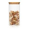 [Gebraucht] Eckiges Glas Mit Bambusdeckel -Haushaltsgerätegeschäft 10038105 yy 0001 titel 1