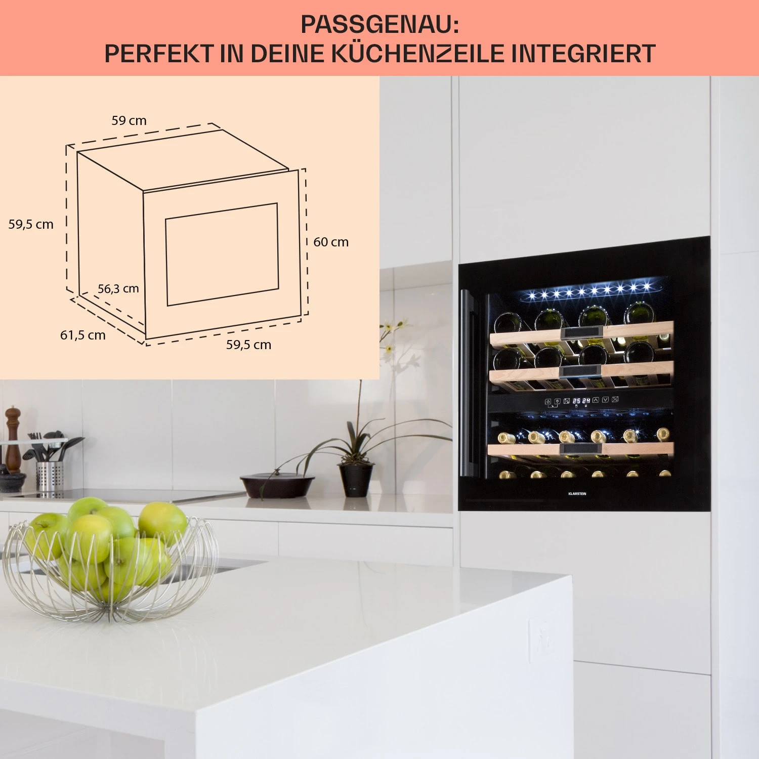 Vinsider 36 Onyx Edition Einbau-Weinkühlschrank 8 Vinsider 36 Onyx Edition Einbau-Weinkühlschrank – Bild 6