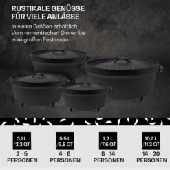 [Gebraucht] Galloway Dutch Oven 7.6 BBQ-Topf -Haushaltsgerätegeschäft 10038586 de 0006 usp