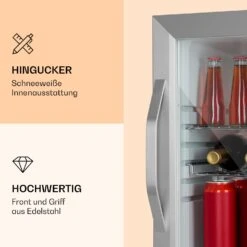 Beersafe M Crystal White Getränkekühlschrank Mit Glastür 33 Liter -Haushaltsgerätegeschäft 10039423 de 0003 logo