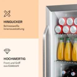Beersafe XXL Crystal White Getränkekühlschrank Mit Glastür 80 Liter -Haushaltsgerätegeschäft 10039424 de 0003 logo