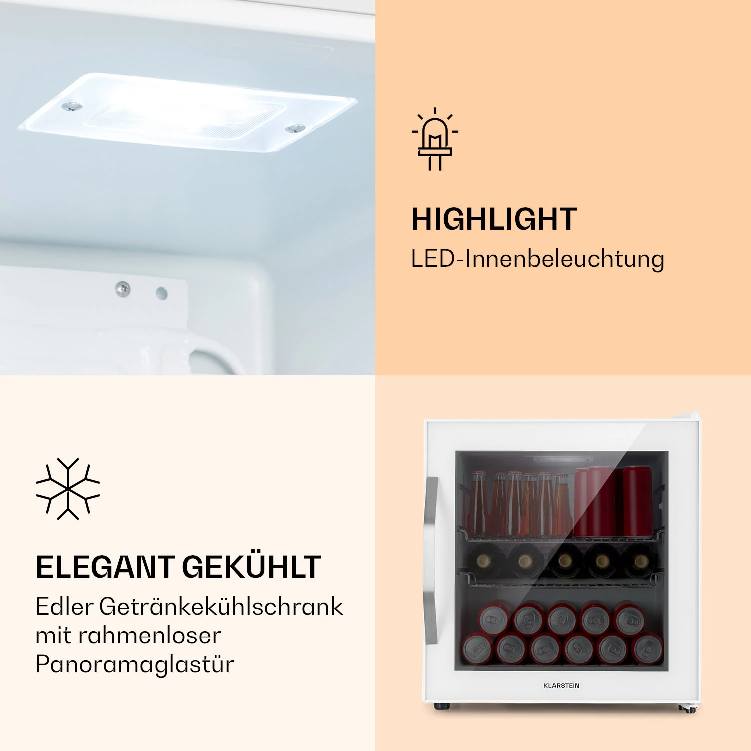 Beersafe L Quartz Getränkekühlschrank Mit Glastür 47 Liter 6 Beersafe L Quartz Getränkekühlschrank Mit Glastür 47 Liter – Bild 4