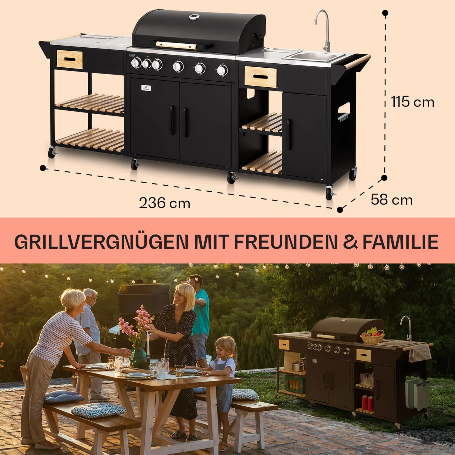Jersey Outdoor Kitchen Mit Gasgrill 8 Jersey Outdoor Kitchen Mit Gasgrill – Bild 6