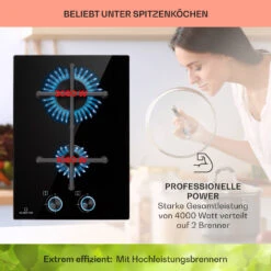 [Wiederverpackt] Illuminosa Domino Gaskochfeld -Haushaltsgerätegeschäft 10039896 de 0003 usp