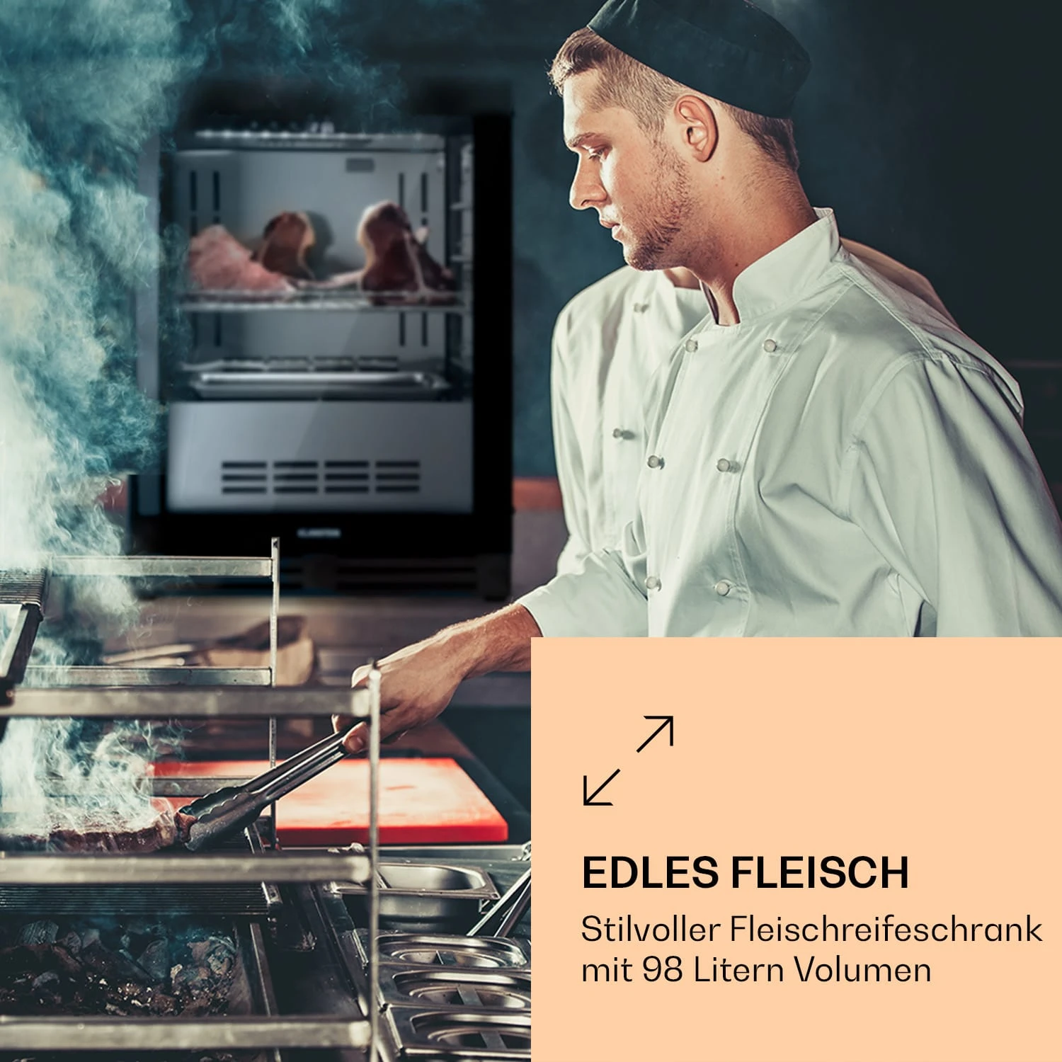 Steakhouse Pro 98 Onyx Fleischreifeschrank 4 Steakhouse Pro 98 Onyx Fleischreifeschrank – Bild 2