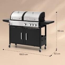 [Gebraucht] Kingsville 3.1 Kombigrill -Haushaltsgerätegeschäft 10040270 yy 0008 dimensions