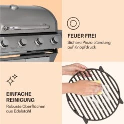 [Wiederverpackt] Lucifer 4 Gasgrill -Haushaltsgerätegeschäft 10040281 de 0007 logo