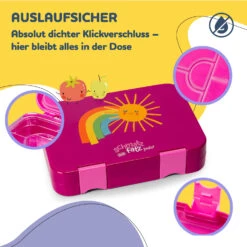 [Wiederverpackt] Junior Lunchbox Brotdose Mit Fächern -Haushaltsgerätegeschäft 10040338 de 0003 usp