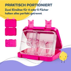 [Wiederverpackt] Junior Lunchbox Brotdose Mit Fächern -Haushaltsgerätegeschäft 10040338 de 0004 usp