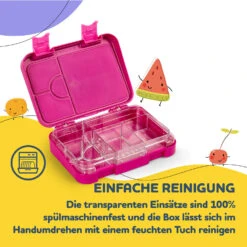 [Wiederverpackt] Junior Lunchbox Brotdose Mit Fächern -Haushaltsgerätegeschäft 10040338 de 0005 usp