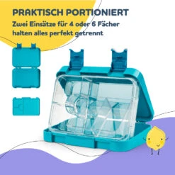 [Gebraucht] Junior Lunchbox Brotdose Mit Fächern -Haushaltsgerätegeschäft 10040340 de 0004 usp