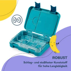 [Gebraucht] Junior Lunchbox Brotdose Mit Fächern -Haushaltsgerätegeschäft 10040340 de 0006 usp