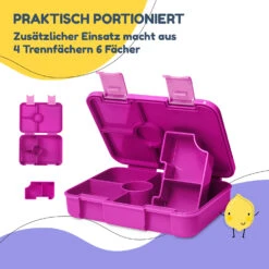 [Wiederverpackt] Lite Lunchbox 6 Fächer 20,8 X 4,5 X 15 Cm -Haushaltsgerätegeschäft 10040716 de 0004 logo