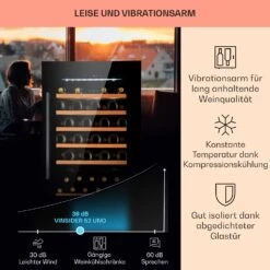 [Wiederverpackt] Vinsider 52 Built-In Uno Einbau-Weinkühlschrank -Haushaltsgerätegeschäft 10040733 de 0004 usp