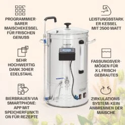 [Wiederverpackt] Brauheld Smart 35 Maischekessel -Haushaltsgerätegeschäft 10041152 de 0003 usp
