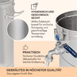 [Wiederverpackt] Brauheld Smart 35 Maischekessel -Haushaltsgerätegeschäft 10041152 de 0008 usp
