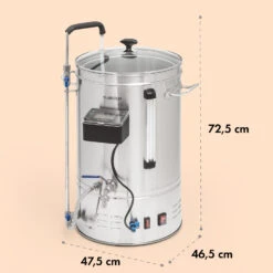 [Wiederverpackt] Brauheld Smart 35 Maischekessel -Haushaltsgerätegeschäft 10041152 yy 0011 dimensions