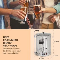 [Wiederverpackt] Brauheld Smart 65 Maischekessel -Haushaltsgerätegeschäft 10041154 uk 0006 usp