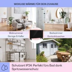 [Wiederverpackt] Bansin Crystal Smart Konvektorheizung 1500W -Haushaltsgerätegeschäft 10041209 de 0005 usp