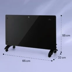 [Wiederverpackt] Bansin Crystal Smart Konvektorheizung 1500W -Haushaltsgerätegeschäft 10041209 yy 0008 dimensions