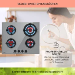 [Gebraucht] Firetale Gaskochfeld 4-flammig -Haushaltsgerätegeschäft 10041302 de 0003 usp 1