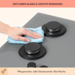 [Gebraucht] Firetale Gaskochfeld 4-flammig -Haushaltsgerätegeschäft 10041302 de 0007 usp 1