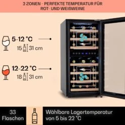 Vinamour 33 Duo Weinkühlschrank 2 Zonen -Haushaltsgerätegeschäft 10041311 de 0003 logo