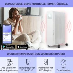 [Gebraucht] Sanford Smart Ölradiator 2500 W -Haushaltsgerätegeschäft 10041359 de 0003 usp