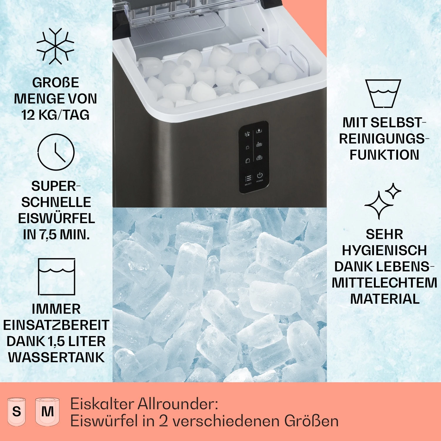 Albaron Supreme Eiswürfelmaschine 4 Albaron Supreme Eiswürfelmaschine – Bild 2