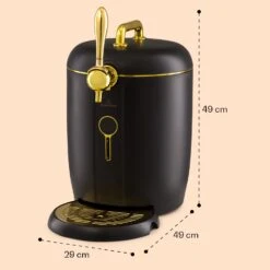 [Wiederverpackt] Passau Bierzapfanlage 6 L Universalfässer Druckluftpumpe -Haushaltsgerätegeschäft 10041521 yy 0008 dimensions 1