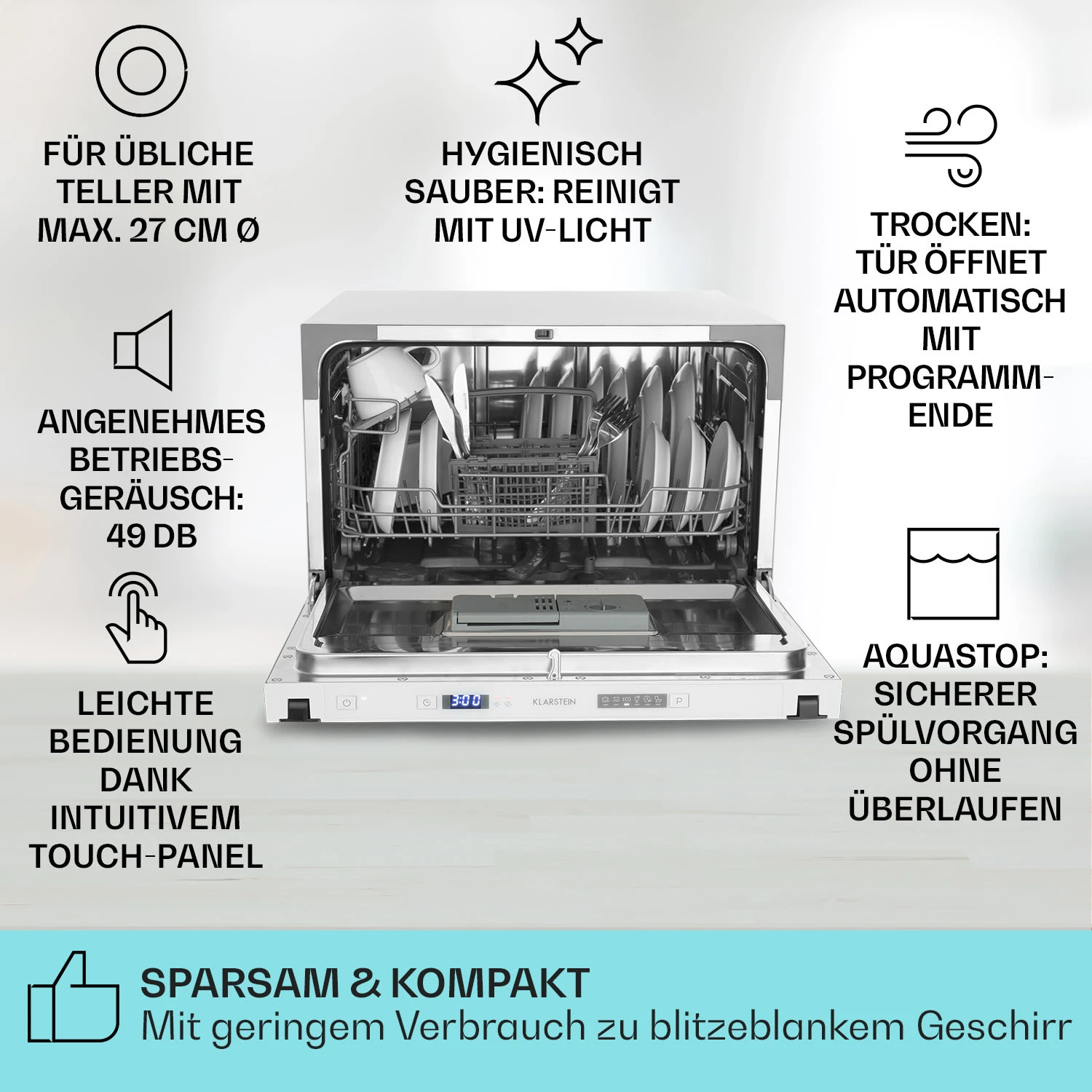 Havasia UV 6 Secret Einbau-Geschirrspüler 4 Havasia UV 6 Secret Einbau-Geschirrspüler – Bild 2