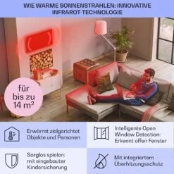 [Wiederverpackt] Taal Smart Hybrid Infrarotheizung -Haushaltsgerätegeschäft 10041869 de 0004 usp