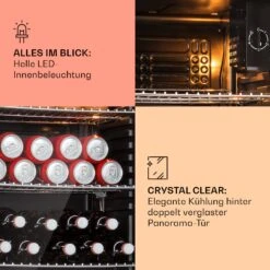 [Gebraucht] Beersafe XXL Getränkekühlschrank Mit Glastür 80 Liter -Haushaltsgerätegeschäft 10041893 de 0004 usp