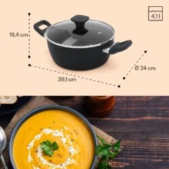 [Gebraucht] Noto Endurance Kochtopf Ø24cm -Haushaltsgerätegeschäft 10045007 yy 0009 dimensions