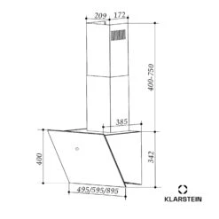 [Gebraucht] Laurel 90 Dunstabzugshaube -Haushaltsgerätegeschäft 10045316 yy 0011 dimensions