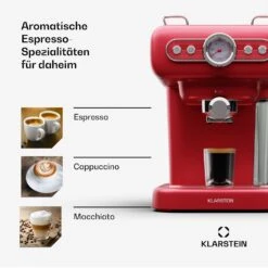 [Wiederverpackt] Espressionata Evo Espressomaschine 950W 19 Bar 1,2L 2 Tassen -Haushaltsgerätegeschäft 10045423 de 0007 usp
