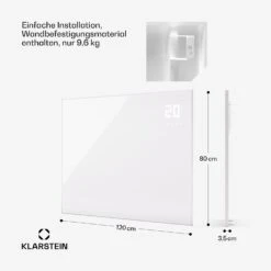 [Gebraucht] Wonderwall Smart Bornholm Infrarotheizung Für Die Wand 980W -Haushaltsgerätegeschäft 10045466 de 0007 usp