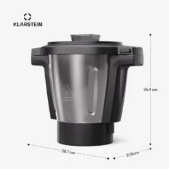 [Wiederverpackt] Aria Smart Mix-Behälter 4,7 Ltr Zubehör Keramik-Antihaft -Haushaltsgerätegeschäft 10045494 yy 0011 dimensions 1