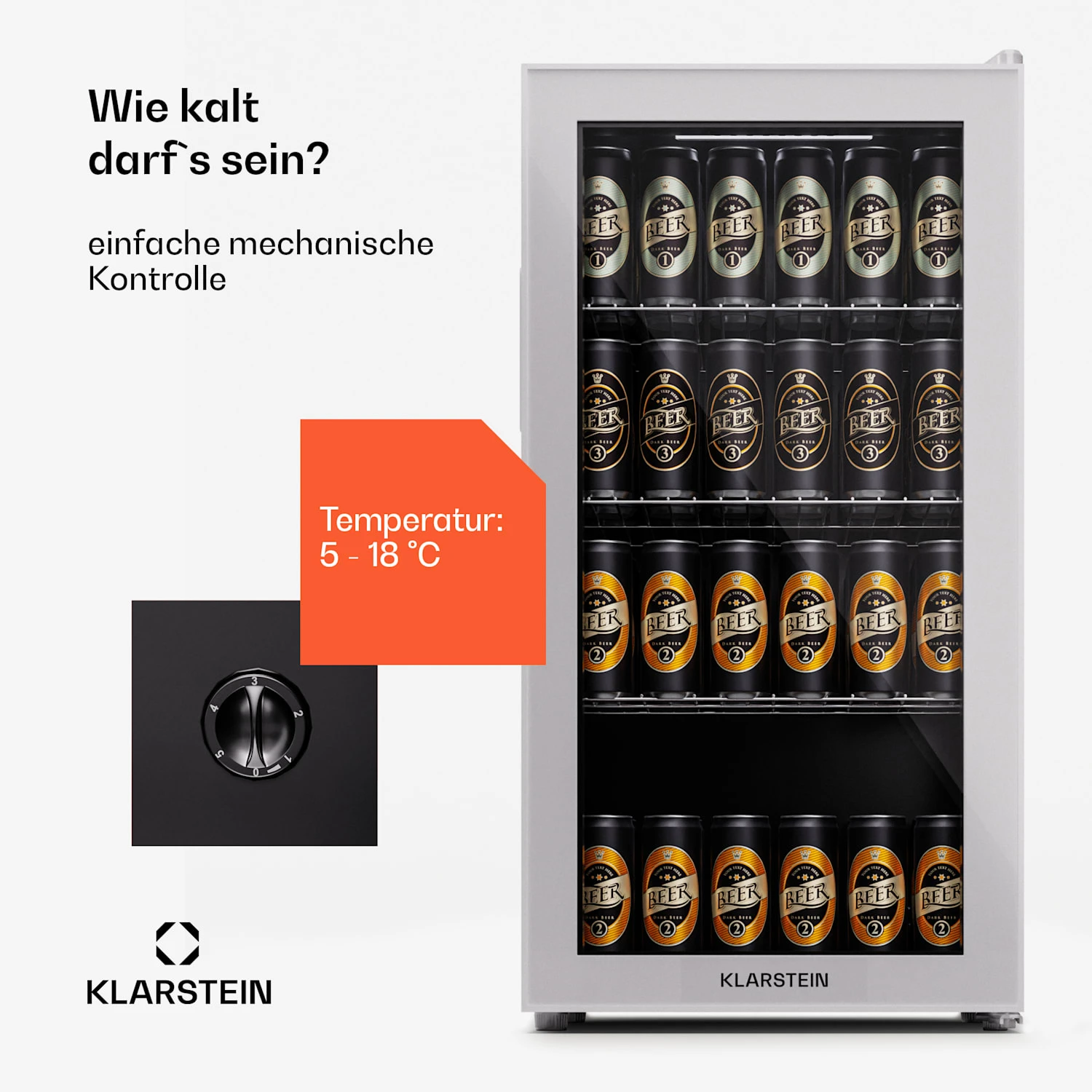 Beersafe 74 Slim Getränkekühlschrank Mit Glastür 74 Liter 5 Beersafe 74 Slim Getränkekühlschrank Mit Glastür 74 Liter – Bild 3