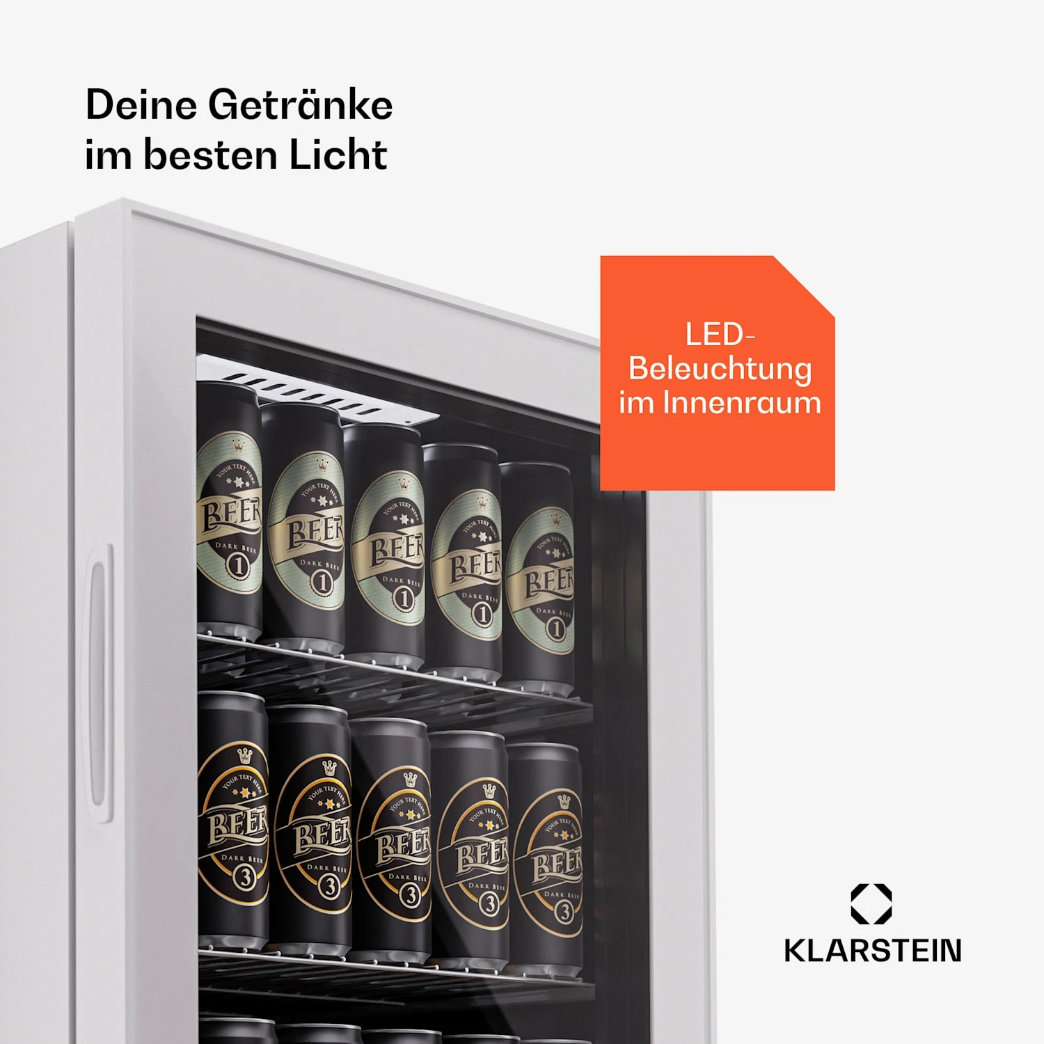 Beersafe 74 Slim Getränkekühlschrank Mit Glastür 74 Liter 7 Beersafe 74 Slim Getränkekühlschrank Mit Glastür 74 Liter – Bild 5