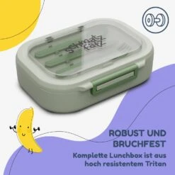 [Wiederverpackt] Bunko Lunchbox 3 Fächer -Haushaltsgerätegeschäft 10045714 de 0007 usp